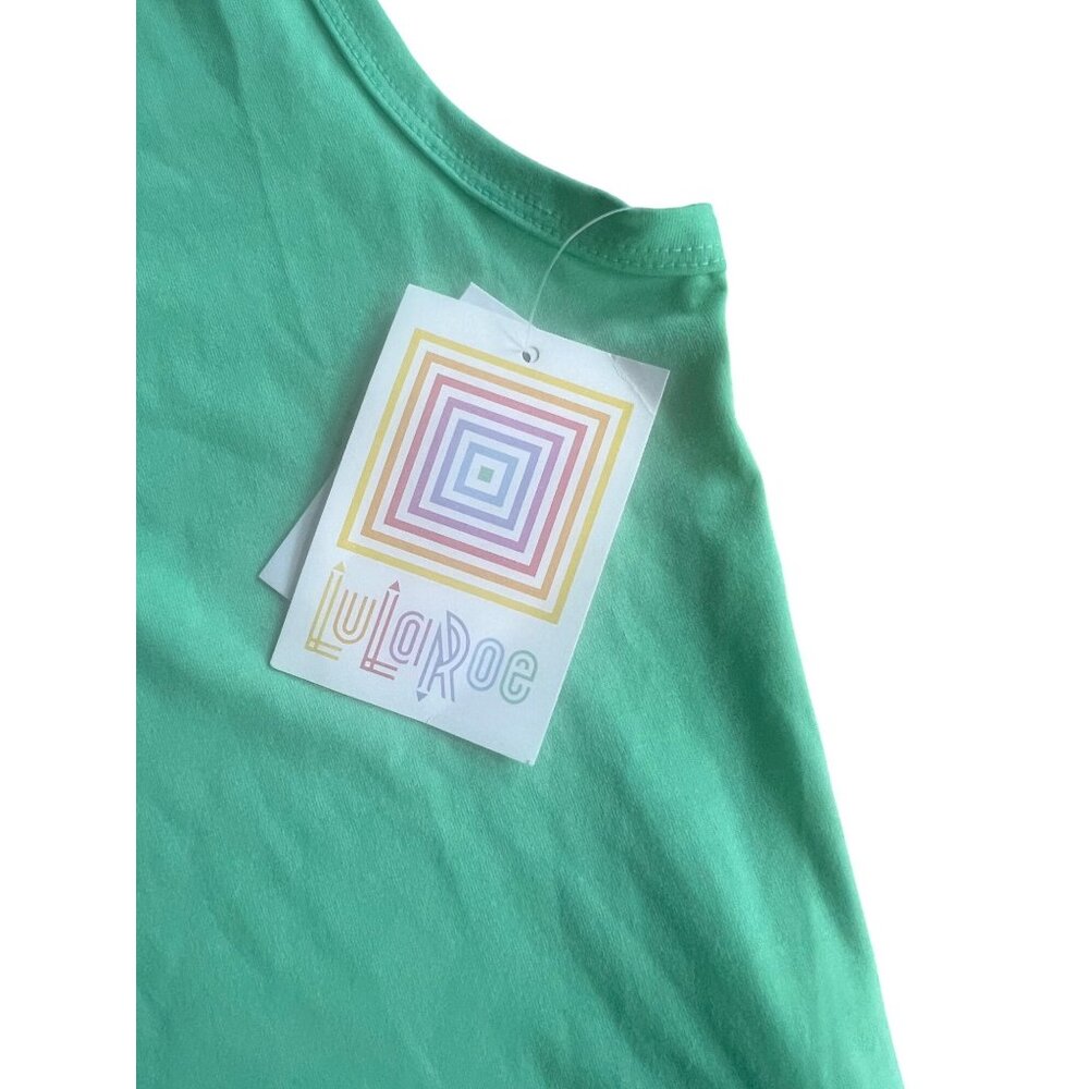 Lularoe Nicki Mint Green Sleeveless Fit & Flare A-Line Dress Womens Large - Picture 10 of 16